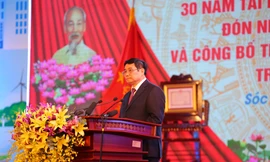 Thủ tướng Phạm Minh Chính dự lễ kỷ niệm 30 năm tái lập tỉnh Sóc Trăng 