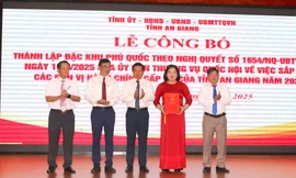Công bố nhân sự chủ chốt 3 đặc khu của An Giang