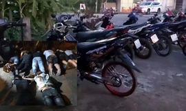 Cảnh sát vây bắt hàng chục “quái xế” đua xe trên quốc lộ 