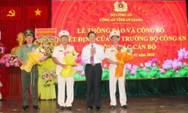 Công an tỉnh An Giang có 2 lãnh đạo mới