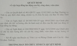 Bạc Liêu: Làm Chánh Văn phòng Huyện ủy hai năm mới thi tuyển công chức 