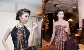 Ngọc Quyên 'lăng-xê' mốt váy xòe tiểu thư