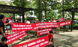 Cư dân tập trung phản đối chủ đầu tư thay đổi quy hoạch