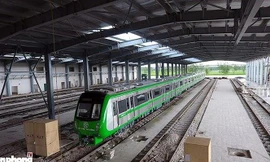 Khu vực Depot của dự án Cát Linh - Hà Đông.