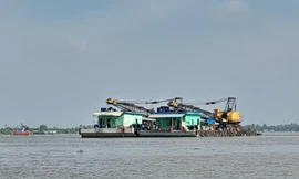 An Giang dừng hàng loạt mỏ cát trên địa bàn tỉnh
