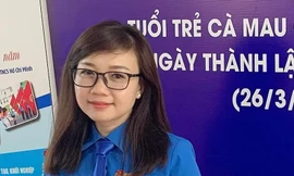 Chị Nguyễn Hồng Thắm, Phó Bí thư Tỉnh đoàn Cà Mau