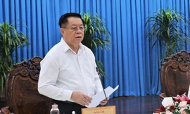  Đoàn kiểm tra của Ban Bí thư làm việc với Ban Thường vụ Tỉnh ủy An Giang