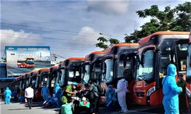 Sóc Trăng đón 600 người dân từ TPHCM về quê