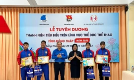 Đồng Tháp tuyên dương thanh niên tiêu biểu lĩnh vực thể dục thể thao 