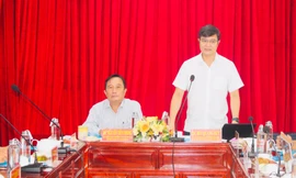 Anh Bùi Quang Huy phát biểu