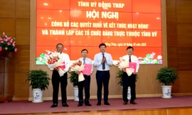 Đồng Tháp thành lập 2 đảng bộ trực thuộc Tỉnh ủy