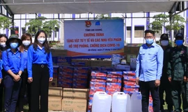 Tuổi trẻ An Giang hỗ trợ tỉnh Tà Keo (Campuchia) phòng dịch COVID - 19