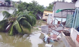 Triều cường gây nhiều thiệt hại cho người dân ở TPHCM