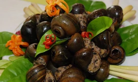 Món ăn - bài thuốc từ ốc nhồi