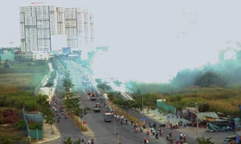 TPHCM: Liên tục cháy cánh đồng giữa khu dân cư quận 7 