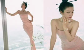 Lý Băng Băng khoe vai trần nuột nà, sắc vóc tuổi U50 khiến gái đôi mươi phải ‘đỏ mắt’