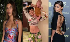 Sao Hollywood: Halsey ‘thả rông’ ở hậu trường show BTS, Hailey Bieber dự tiệc Playboy