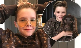 Dân mạng ‘dậy sóng’ vì chiếc áo cũ của cậu út nhà David Beckham được bán giá hơn 3 tỷ đồng