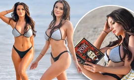 ‘Cô dâu 16 tuổi’ Courtney Stodden thả dáng với bikini, khoe 'siêu vòng 1’ trên biển