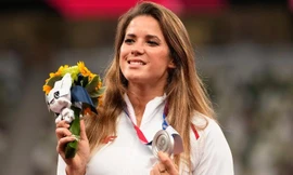Maria Andrejczyk đoạt huy chương bạc tại Olympic Tokyo 2020.