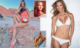 Bà nội 62 tuổi vẫn làm mẫu áo tắm, thường bị nhầm là bạn gái của con