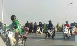 Nơi người phụ nữ nhảy cầu tự vẫn. Ảnh: DT