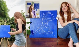 Vẽ tranh khỏa thân chống chán ngày dịch, 9x bỏ việc chính vì kiếm bộn tiền