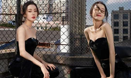 Địch Lệ Nhiệt Ba khoe vai trần nuột nà, thềm ngực sexy gây ‘bão’ mạng