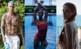 Sao Hollywood: Joey King để ngực trần táo bạo, Adam Levine khoe hình xăm kín người