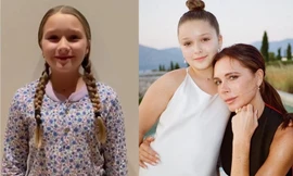 Con gái Beckham chúc mừng ngày phụ nữ, mới 10 tuổi đã phổng phao thấy rõ