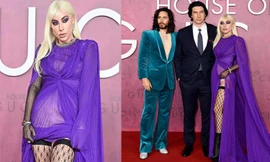 Lady Gaga diện đầm xuyên thấu nóng bỏng, liên tục vén váy lộ nội y kém duyên