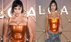 Irina Shayk ‘bức tử’ vòng một tại sự kiện, ngón áp út đeo nhẫn gây chú ý