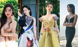 Thảm đỏ Harper's Bazaar: AngelaBaby gầy trơ xương, Victoria khoe vòng một ‘bốc lửa’