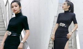 Lý Băng Băng U50 tự tin mặc váy ôm xẻ tà, sắc vóc ‘ăn đứt’ gái đôi mươi