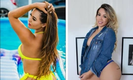 Thí sinh 'Hoa hậu siêu vòng ba' vẽ hình trên mông kêu gọi tiêm vắc xin COVID-19