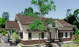 Tròn mắt trước mẫu nhà vườn được thiết kế đẹp 'rụng tim' ở Đồng Nai