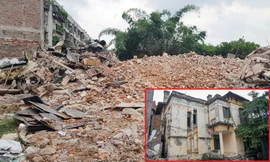 Phá dỡ biệt thự cổ nhường chỗ cho dự án đường nghìn tỷ