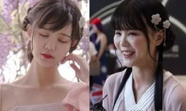 'Hot girl cổ trang' lộ mặt thật già nua trên truyền hình