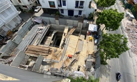 Nhà riêng lẻ 4 tầng hầm ở Hà Nội gây xôn xao từng bị xử phạt 2 lần