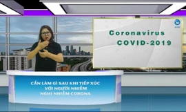 Sinh viên làm video hướng dẫn phòng Covid-19 cho người khiếm thính