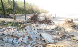 Biển ăn sâu vào đất liền Sầm Sơn