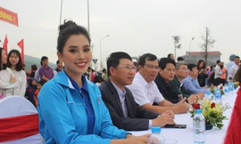 Hoa hậu Trần Tiểu Vy tại sự kiện