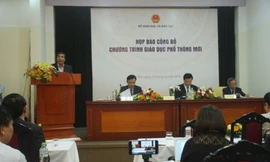 Họp báo công bố chương trình Giáo dục phổ thông mới