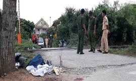 Ngồi chơi cạnh đường ray một học sinh bị tàu hỏa đâm tử vong