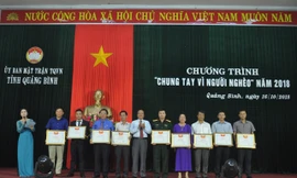 Hơn 21 tỷ đồng ủng hộ chương trình “Chung tay vì người nghèo năm 2018”