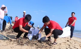 Hơn 1.000 thanh niên xung kích tham gia chiến dịch làm sạch biển