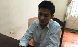 Đối tượng Nguyễn Văn Quang khai nhận toàn bộ sự thật tại cơ quan điều tra.