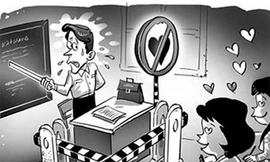 Khi học trò 'cảm nắng' thầy cô