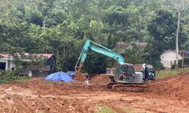 Khởi công xây dựng khu tạm cư cho người dân Làng Nủ