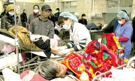 Các BV tại Hà Nội tích cực triển khai nhiều biện pháp chống rét cho người bệnh.